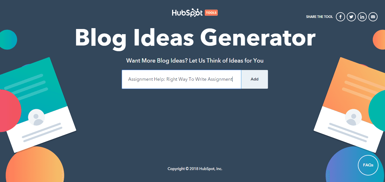 hubspot title generator