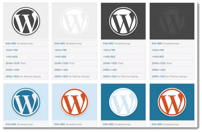 official wordpress logos